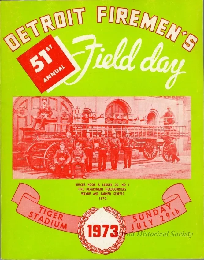 Program - Detroit Firemen's 51st Annual Field Day