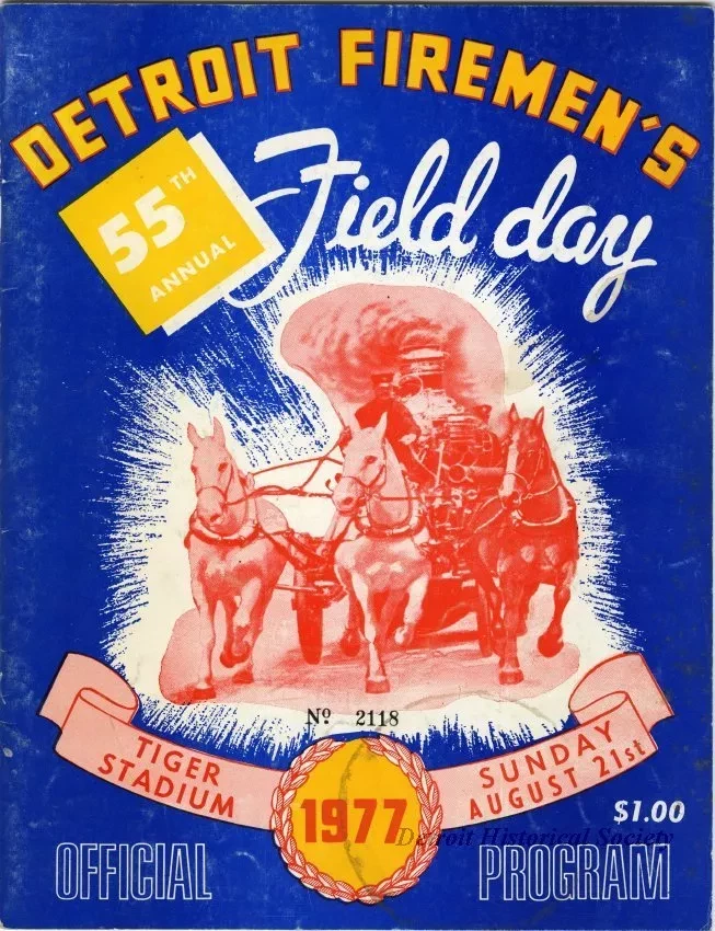 Program - Detroit Firemen's 55rd Annual Field Day Official Program