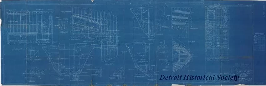 Blueprint - 63 Ft. Aircraft Rescue Boat - Mark 3,
Crews Quarters Arrangement