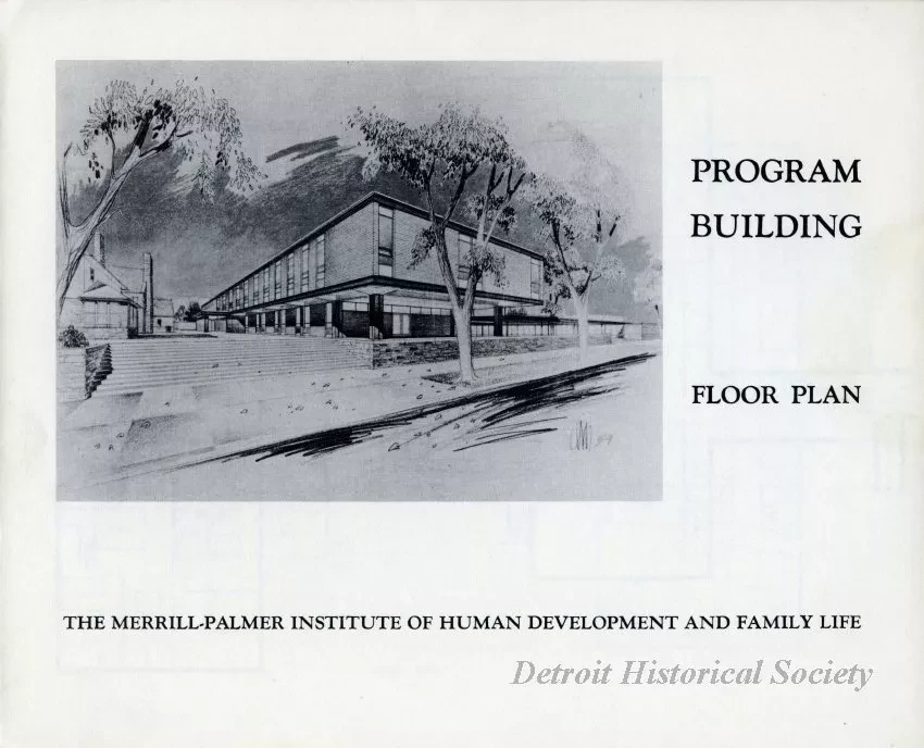 Plan, Floor - The Merrill-Palmer Institute of Human Development and Family Life Program Building Floor Plan