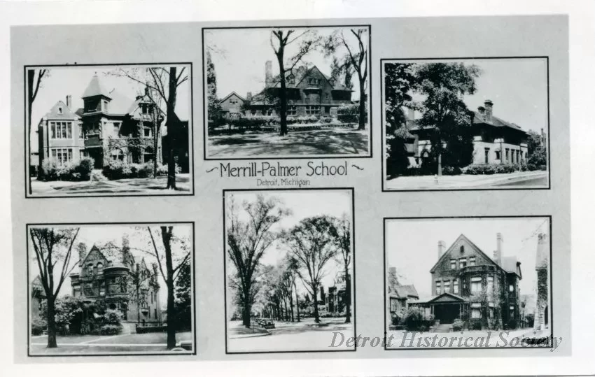 Postcard - Postcard of the Merrill-Palmer School Buildings