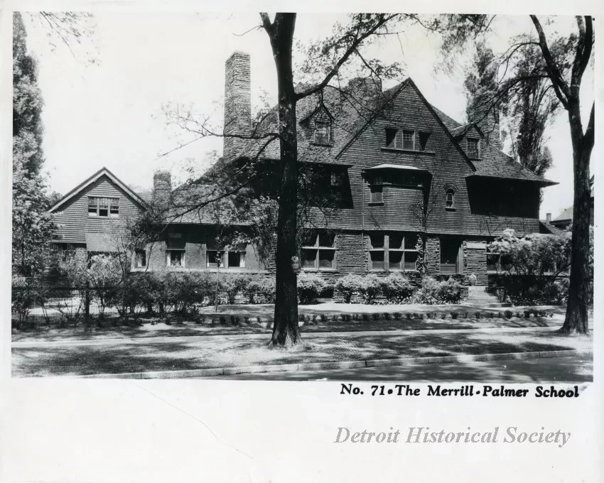 Print, Photographic - No. 71 The Merrill-Palmer School