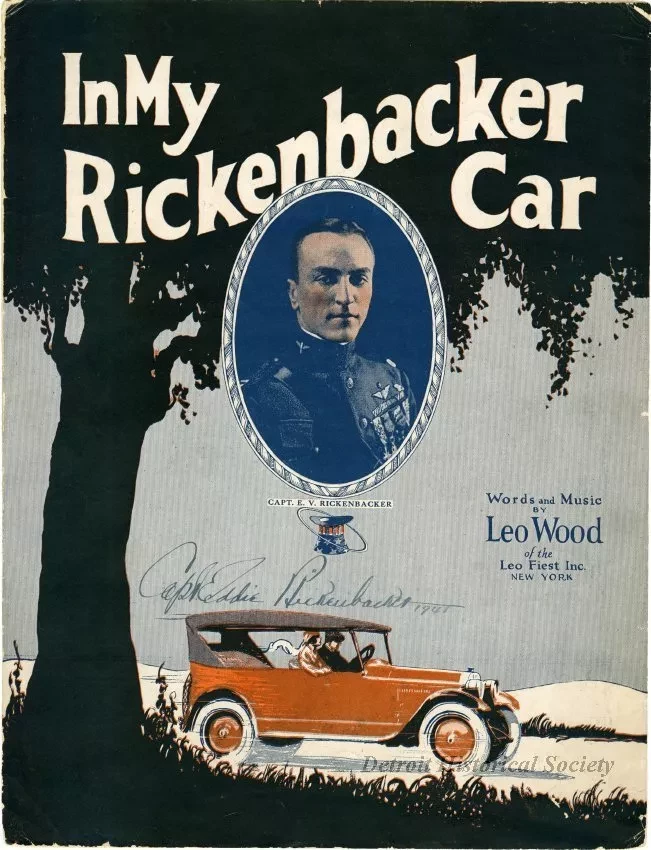 Music, Sheet - In My Rickenbacker Car (Cracker Jacker Rickenbacker)