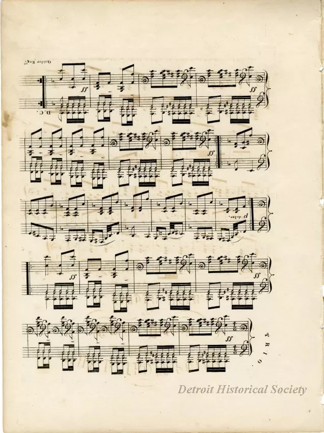 Music, Sheet - Detroit Polka