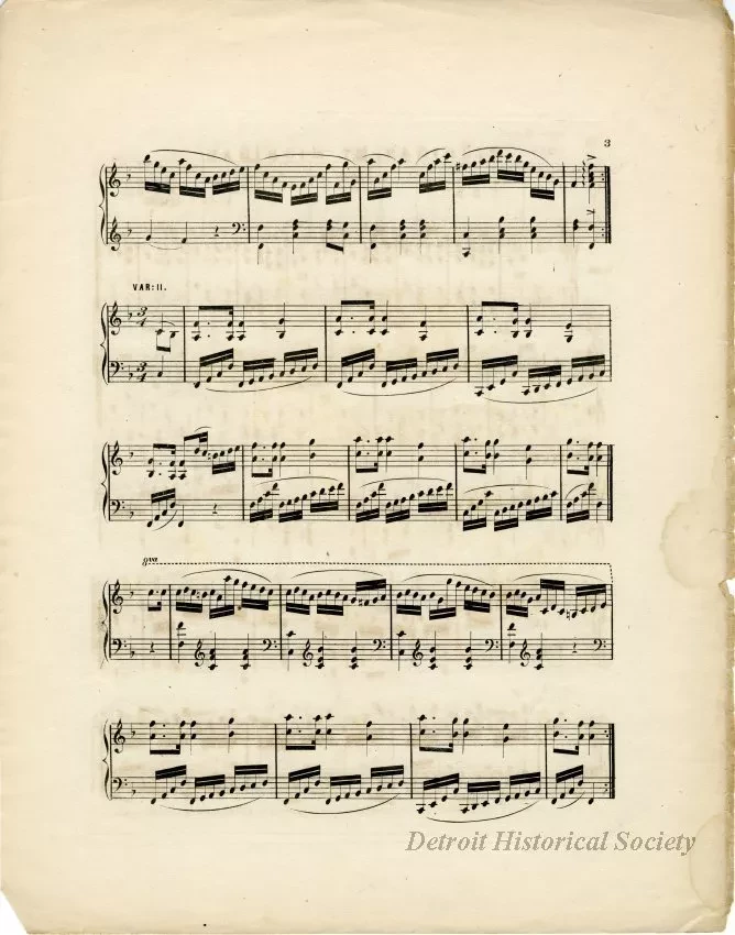 Music, Sheet - Michigan, My Michigan