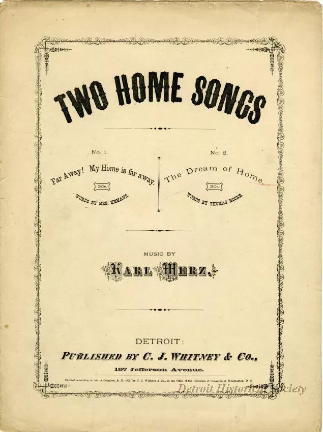 Music, Sheet - The Dream of Home