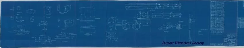 Blueprint - 63 Ft. Aircraft Rescue Boat - Mark 3, 
Deck Fittings Details