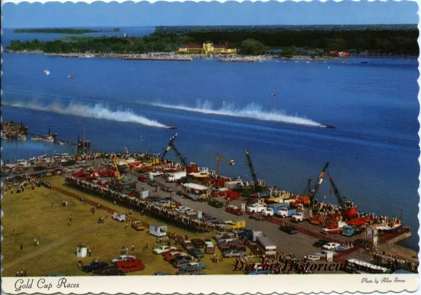 Postcard - Gold Cup Races