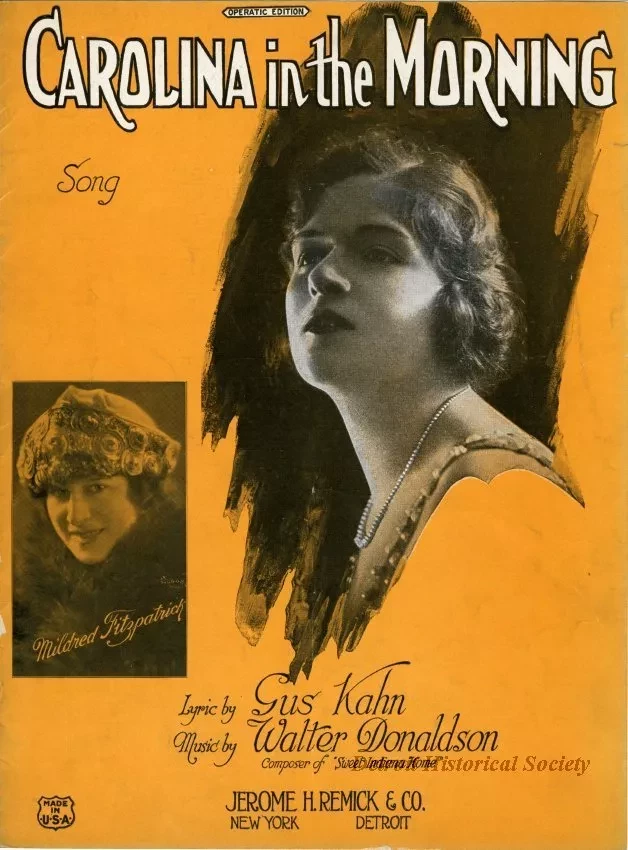 Music, Sheet - Carolina in the Morning