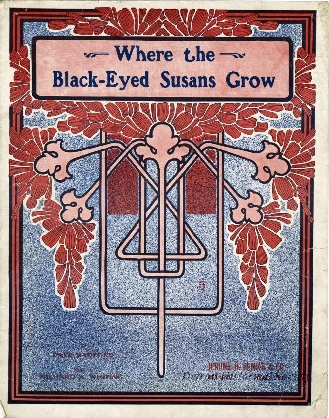 Music, Sheet - Where the Black-Eyed Susans Grow