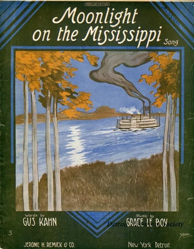 Music, Sheet - Moonlight on the Mississippi
