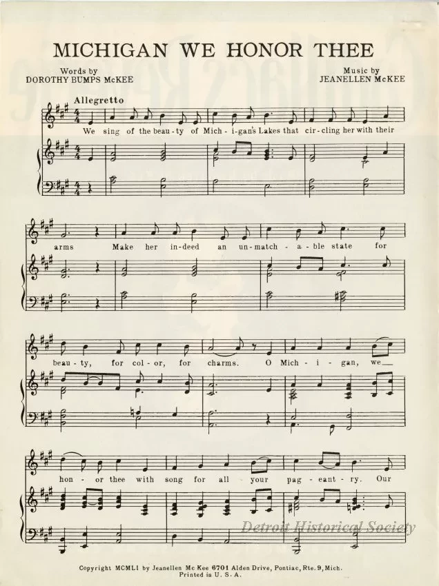 Music, Sheet - Cadillac's Reverie