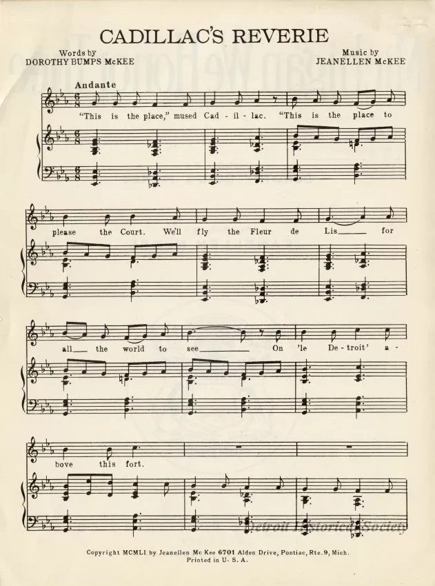 Music, Sheet - Michigan We Honor Thee