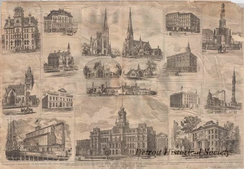 Newspaper - Views In The City of Detroit