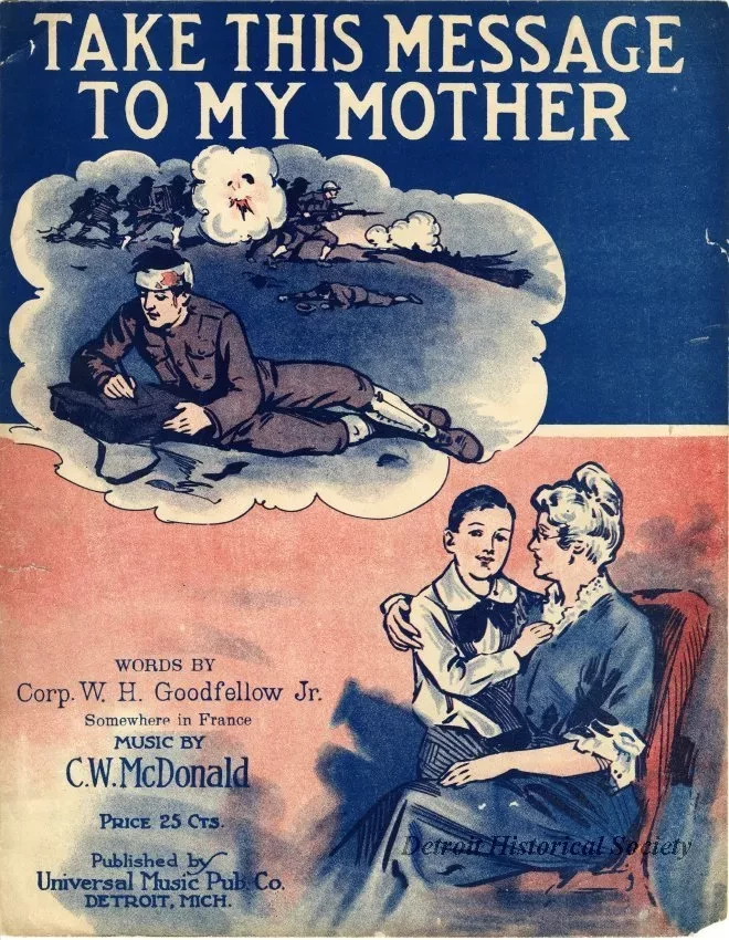 Music, Sheet - Take This Message to My Mother