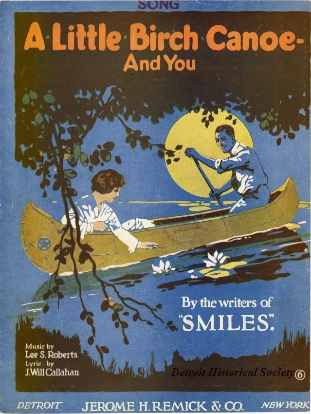 Music, Sheet - A Little Birtch Canoe - And You