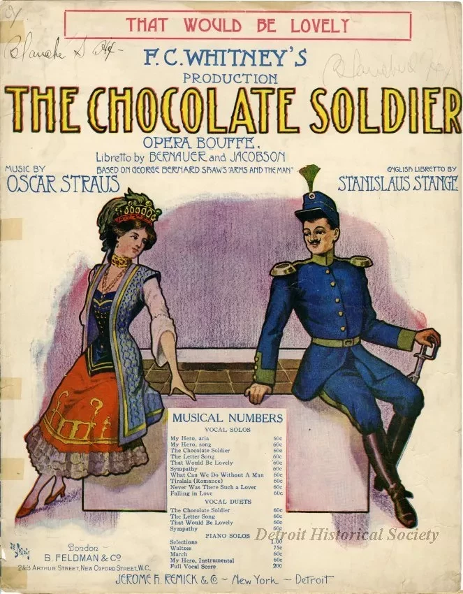 Music, Sheet - That Would Be Lovely