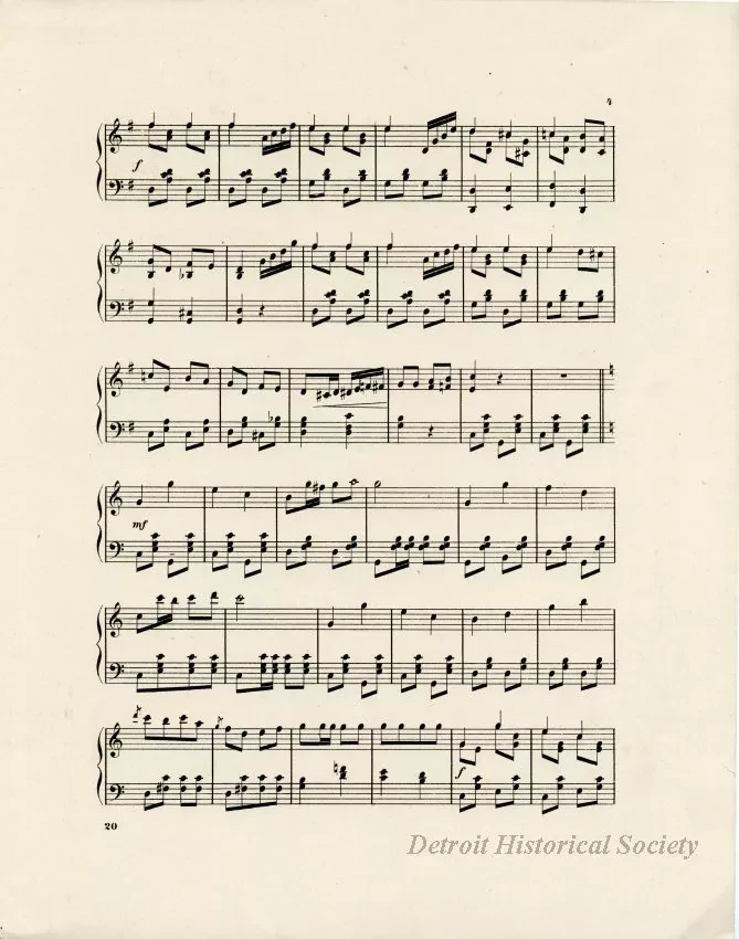 Music, Sheet - General Alger's March