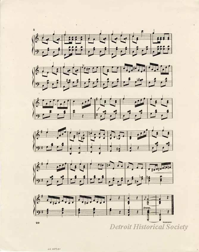 Music, Sheet - General Alger's March