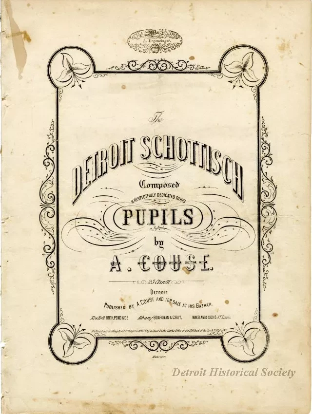 Music, Sheet - The Detroit Schottisch