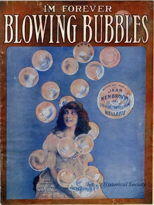Music, Sheet - I'm Forever Blowing Bubbles