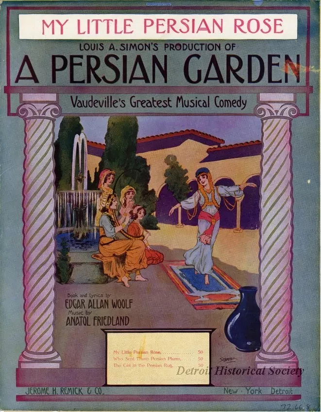 Music, Sheet - My Little Persian Rose