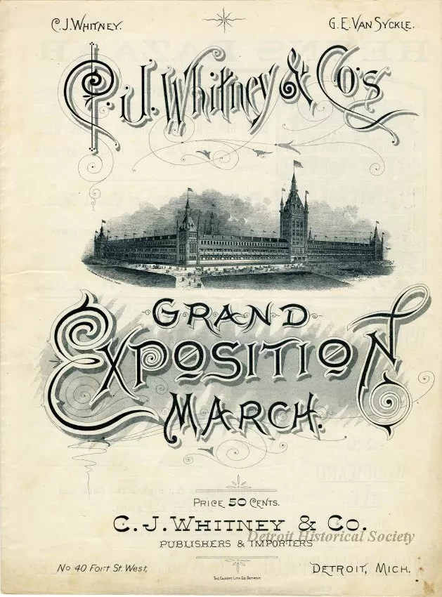 Music, Sheet - C. J. Whitney & Co.'s Grand Exposition March
