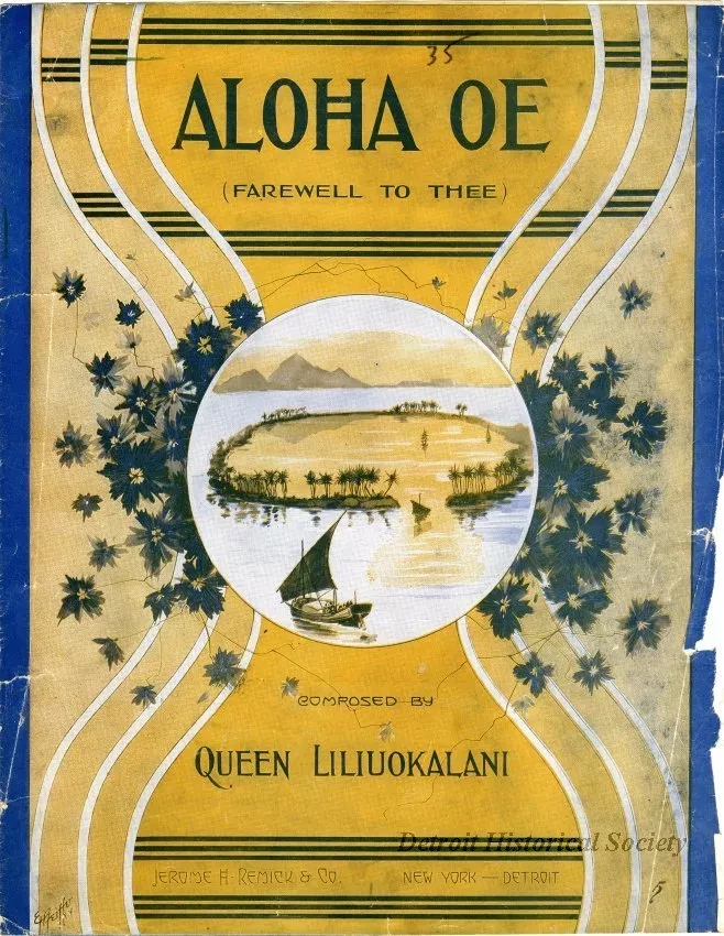 Music, Sheet - Aloha Oe (Farewell to Thee)
