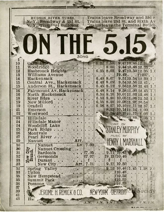 Music, Sheet - On the 5.15