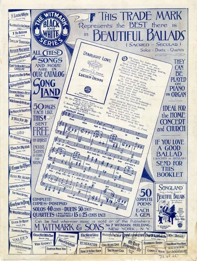 Music, Sheet - Michigan