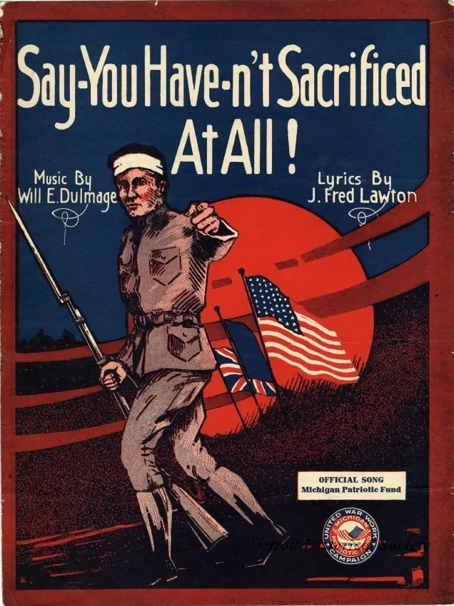 Music, Sheet - Say - "You Haven't Sacrificed at All!"