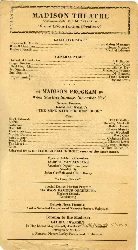 Program, Theater