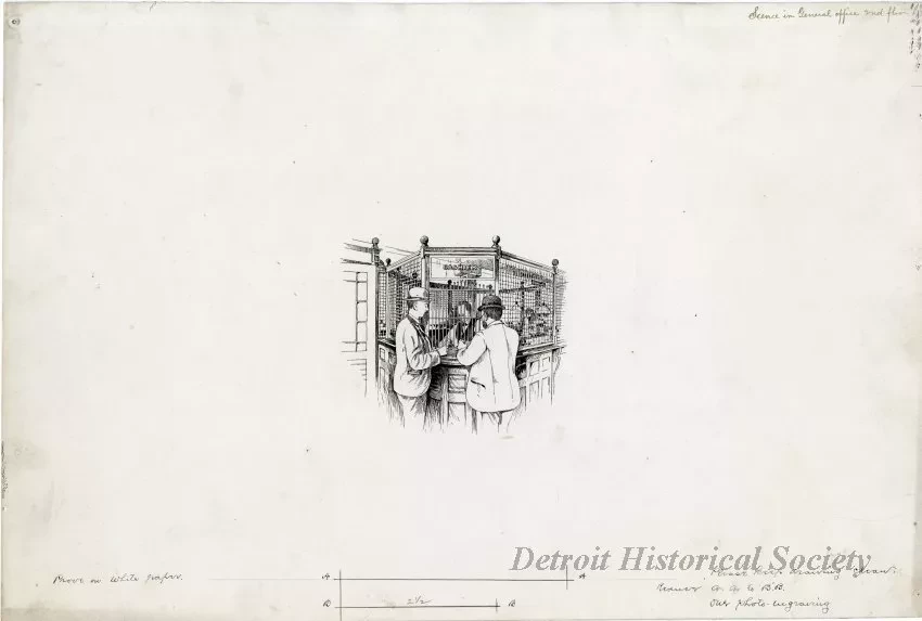 Proof, Printing - Scene in General Office, 2nd Floor