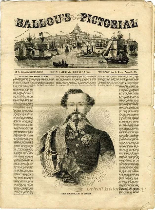 Newspaper - Ballou's Pictorial, Vol. X, No. 5