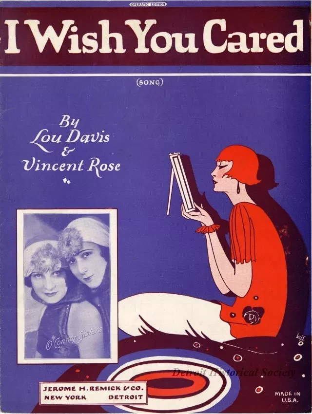 Music, Sheet - I Wish You Cared