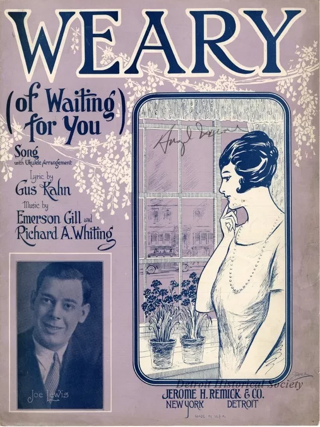 Music, Sheet - Weary (of Wating for You)