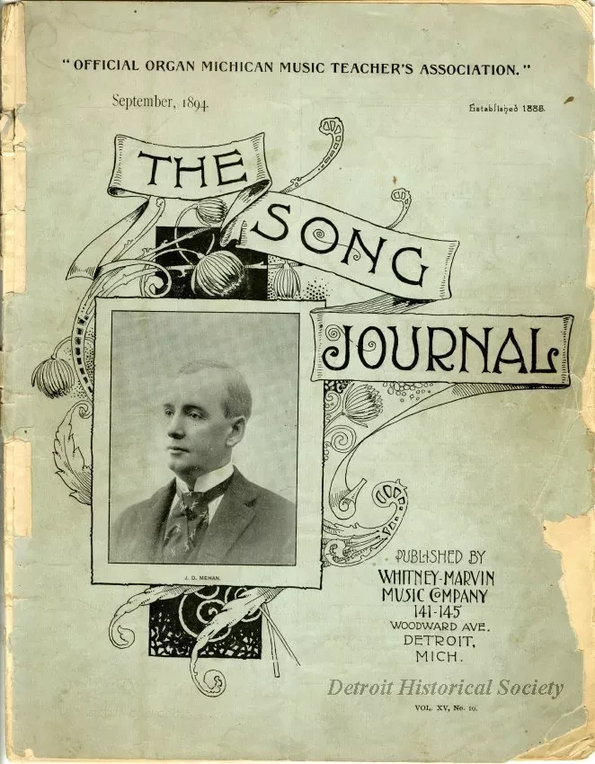 Serial - The Song Journal, Vol. XV, No. 10
