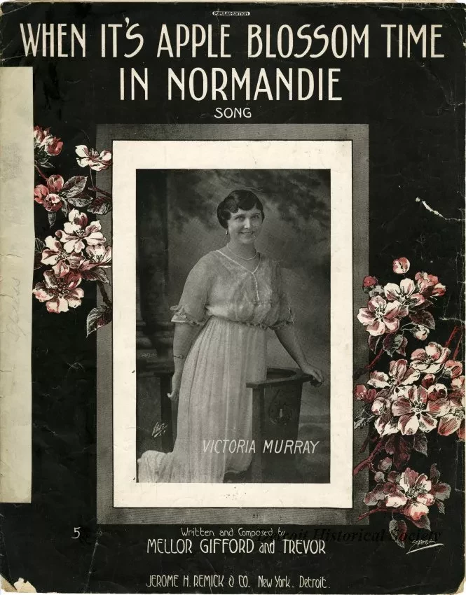Music, Sheet - When It's Apple Blossom Time in Normandie