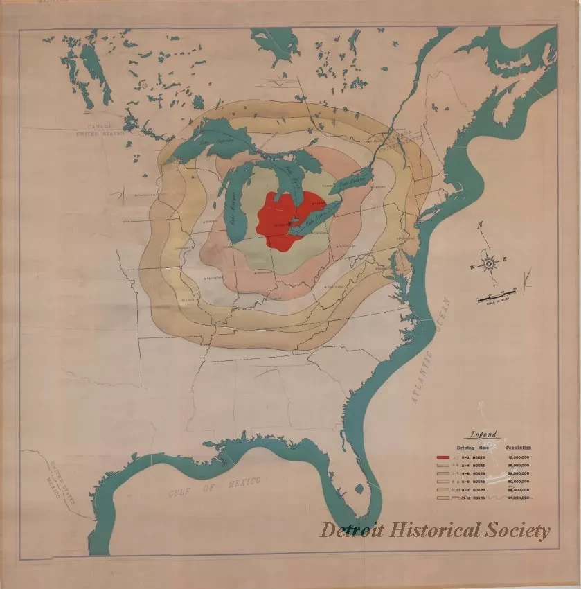 Map - Driving Time
[from Detroit]