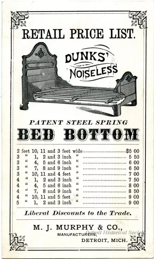 Card, Trade - M. J. Murphy & Company