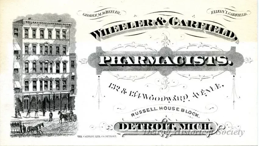 Card, Business - Wheeler & Garfield, Pharmacists