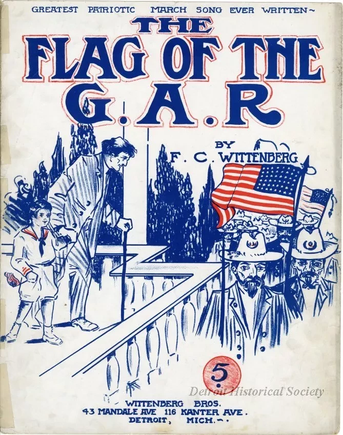 Music, Sheet - The Flag of the G.A.R.