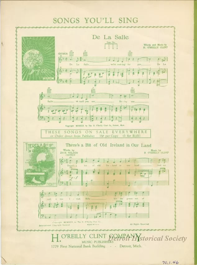 Music, Sheet - My Michigan