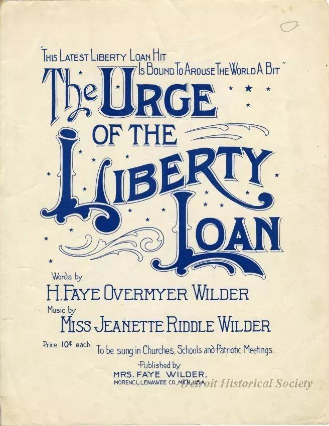Music, Sheet - The Urge of the Liberty Loan