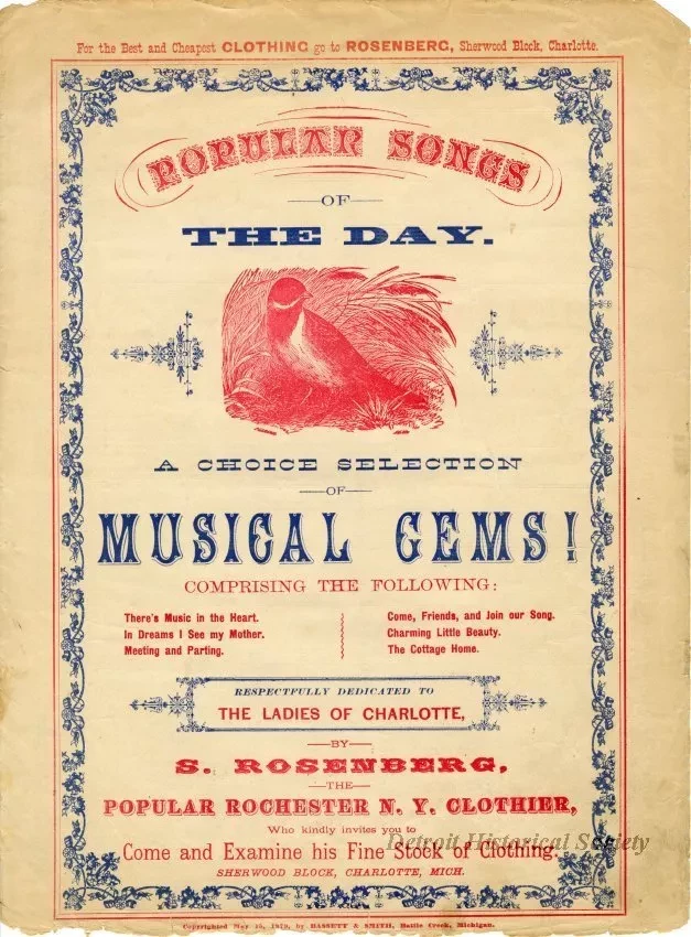 Music, Sheet - Popular Songs of the Day