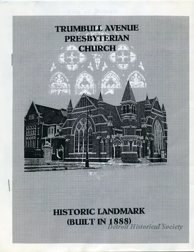 Report - Proposed Trumbull Avenue United Presbyterian Church Historic District Final Report