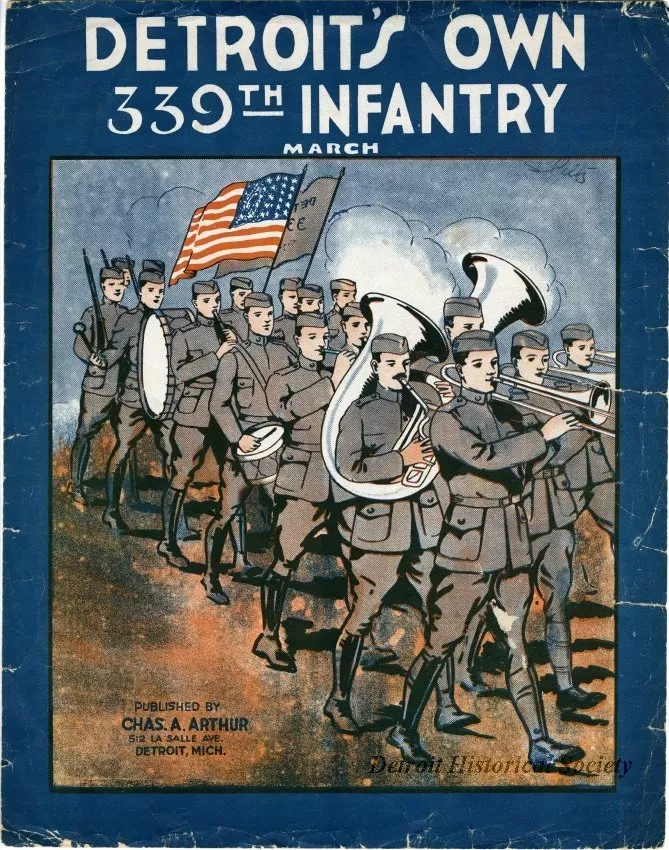 Music, Sheet - Detroit's Own 339th Infantry March