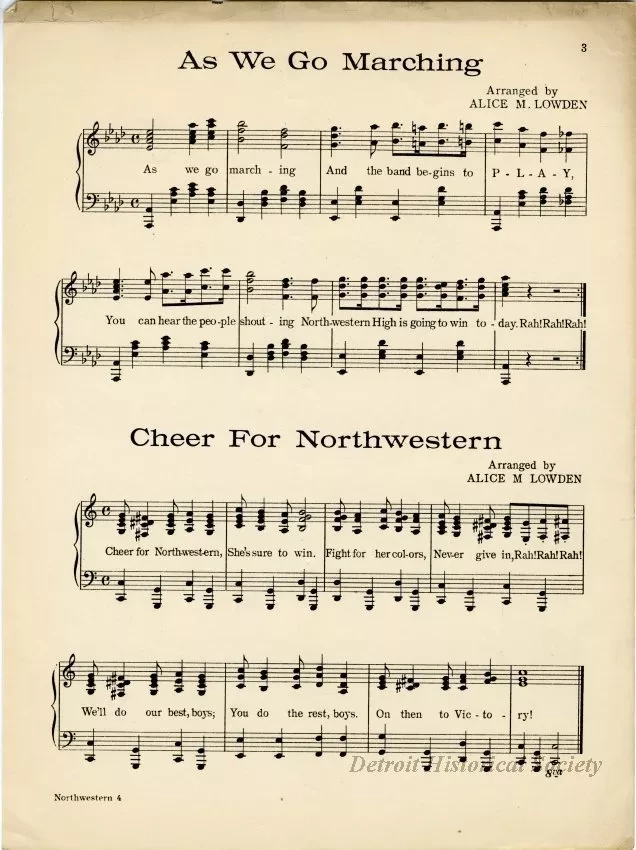 Music, Sheet - The Red and Gray