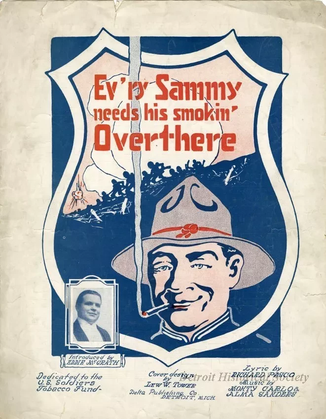 Music, Sheet - Ev'ry Sammy Needs His Smokin' Overthere