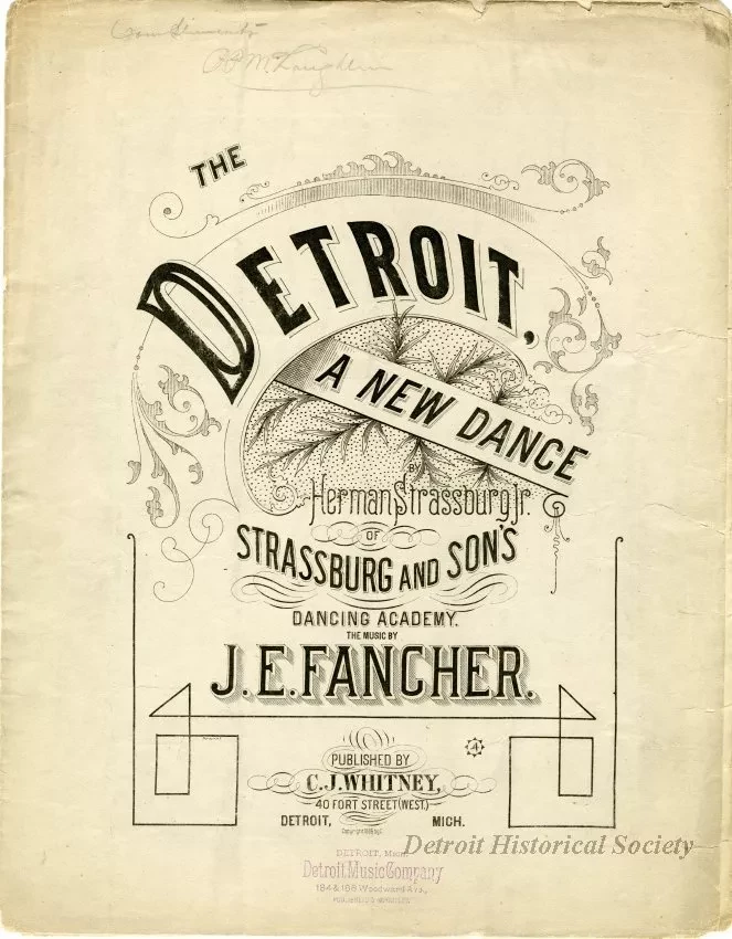 Music, Sheet - The Detroit